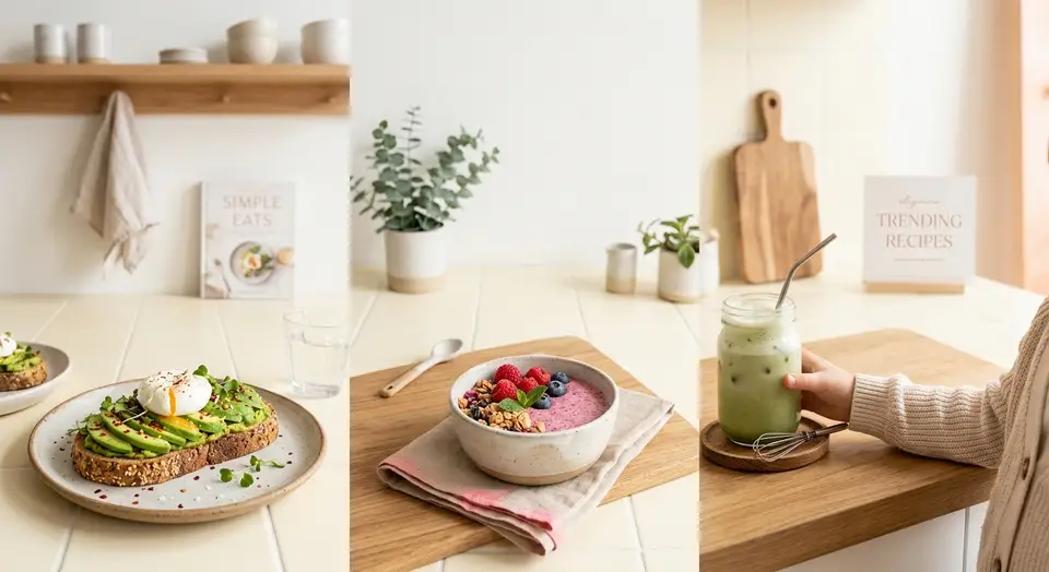 Smoothie bowl with berries and granola